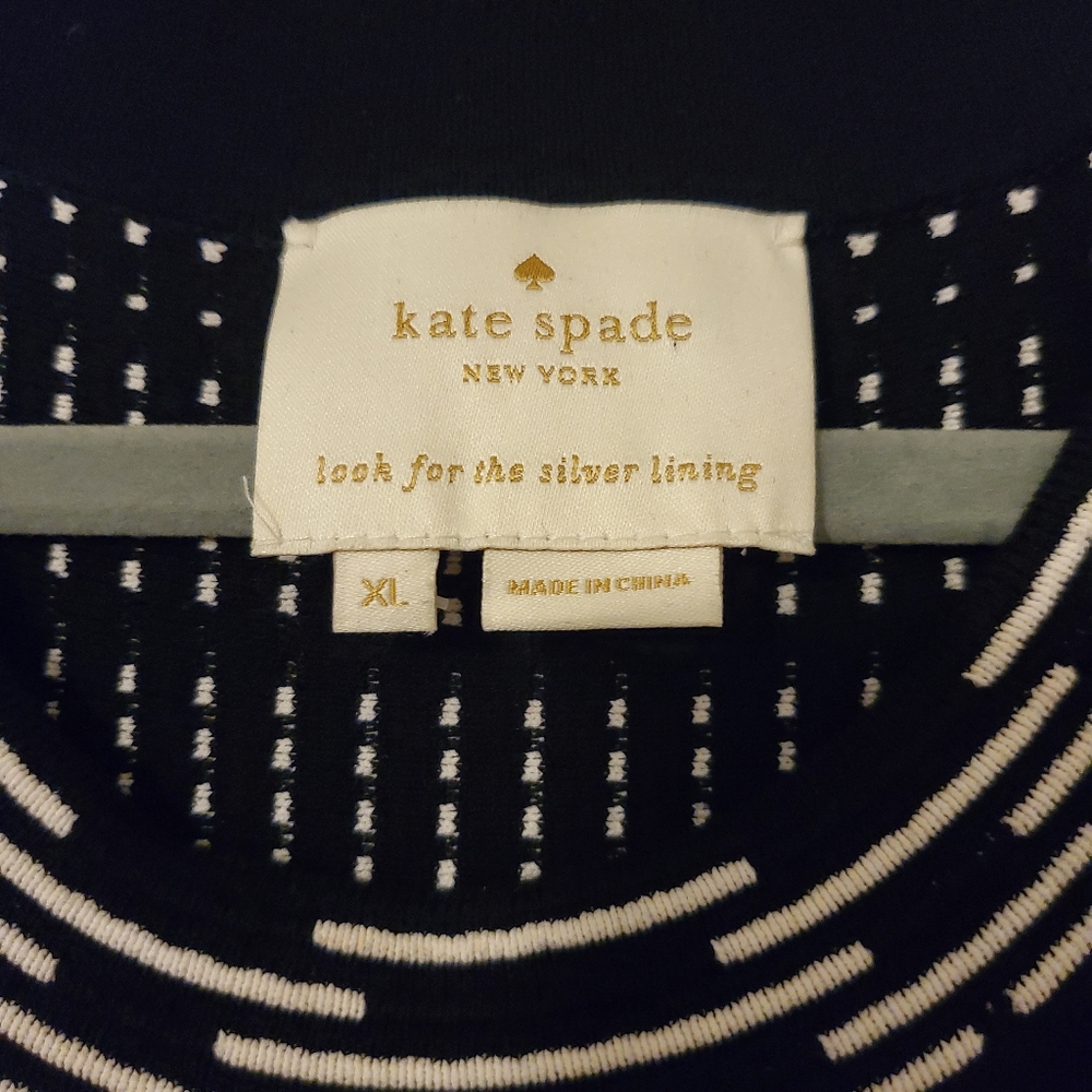 Kate Spade Textured Knit Fit And Flare Dress - Picture 3 of 5